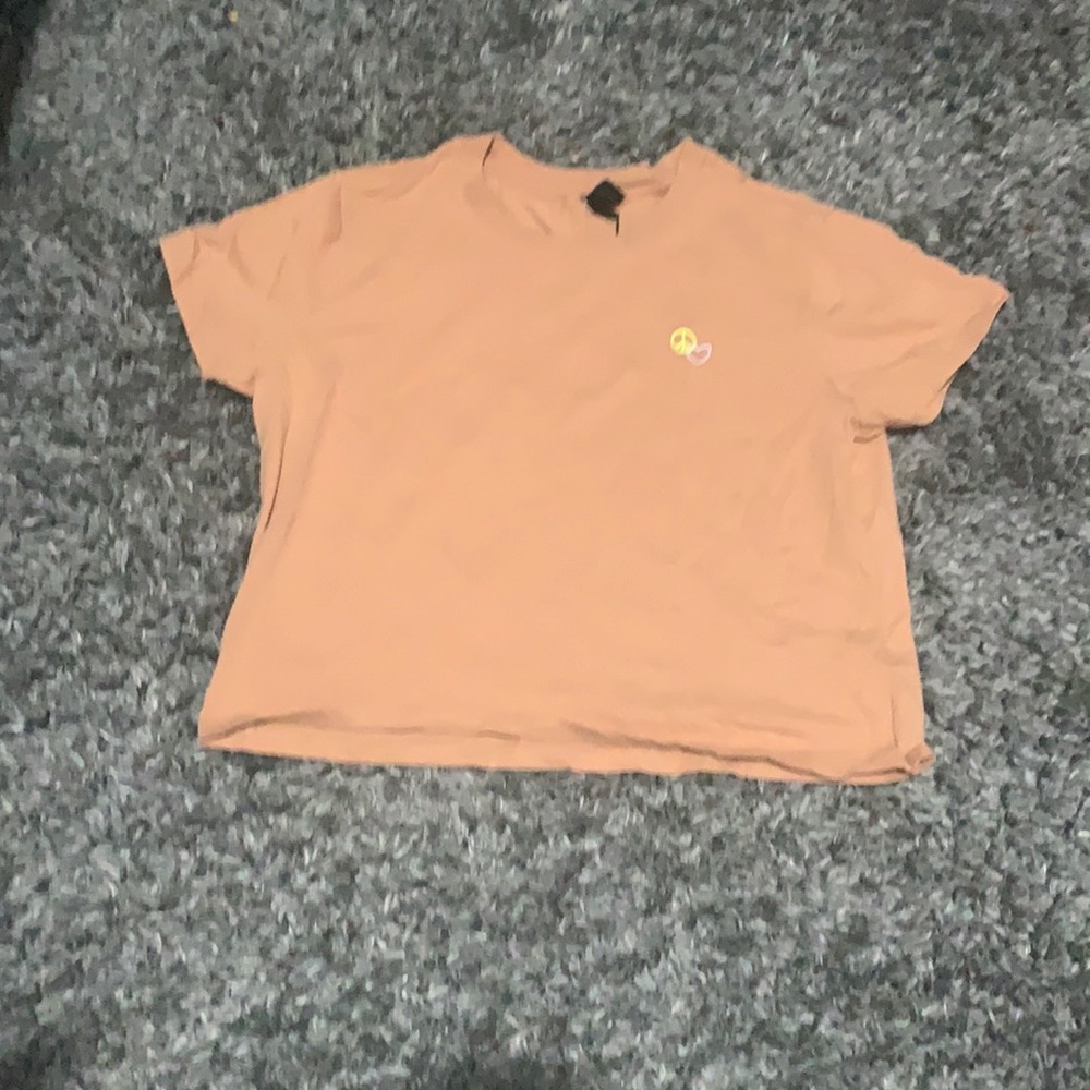 Coral Crop Top